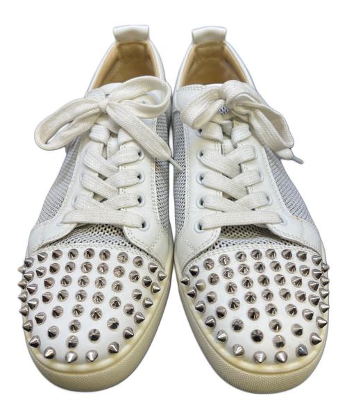 Christian Louboutin（クリスチャン・ルブタン）Christian Louboutin (クリスチャン・ルブタン) スタッズスニーカー ホワイト サイズ:41 1/2の古着・服飾アイテム