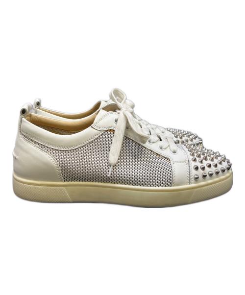 Christian Louboutin（クリスチャン・ルブタン）Christian Louboutin (クリスチャン・ルブタン) スタッズスニーカー ホワイト サイズ:41 1/2の古着・服飾アイテム