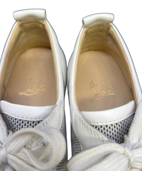 Christian Louboutin（クリスチャン・ルブタン）Christian Louboutin (クリスチャン・ルブタン) スタッズスニーカー ホワイト サイズ:41 1/2の古着・服飾アイテム