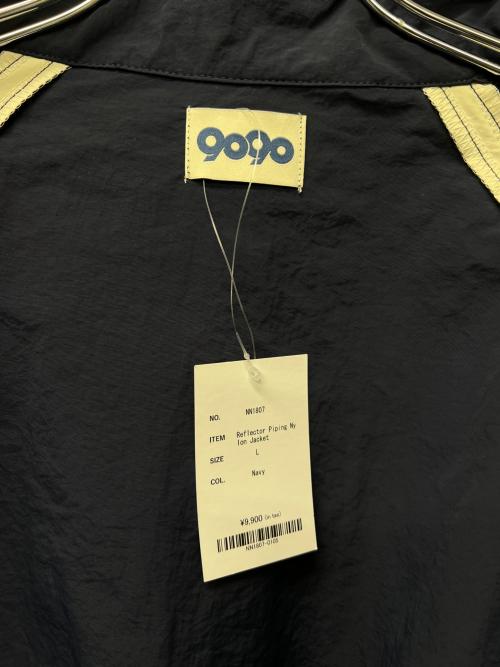 9090（9090）9090 (9090) ナイロンジャケット ネイビー サイズ:Ｌの古着・服飾アイテム