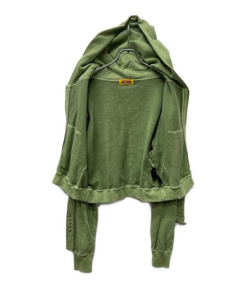 Hysteric Glamour（ヒステリックグラマー）Hysteric Glamour (ヒステリックグラマー) ジップパーカー グリーン サイズ:FREEの古着・服飾アイテム
