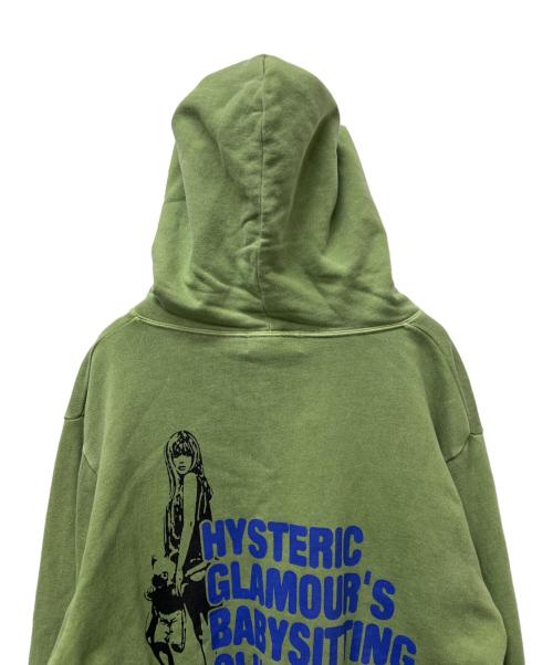 Hysteric Glamour（ヒステリックグラマー）Hysteric Glamour (ヒステリックグラマー) ジップパーカー グリーン サイズ:FREEの古着・服飾アイテム