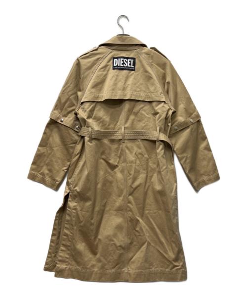 DIESEL（ディーゼル）DIESEL (ディーゼル) トレンチコート ベージュ サイズ:XXSの古着・服飾アイテム