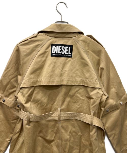 DIESEL（ディーゼル）DIESEL (ディーゼル) トレンチコート ベージュ サイズ:XXSの古着・服飾アイテム