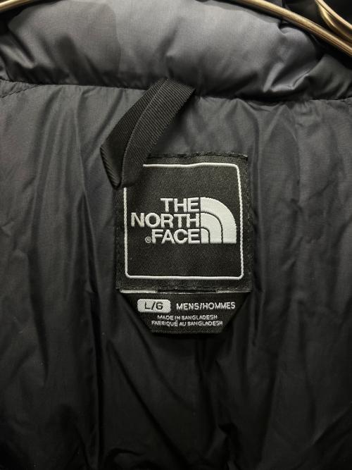 THE NORTH FACE（ザ ノース フェイス）THE NORTH FACE (ザ ノース フェイス) ヌプシダウンジャケット ブラック×グレー サイズ:Ｌの古着・服飾アイテム