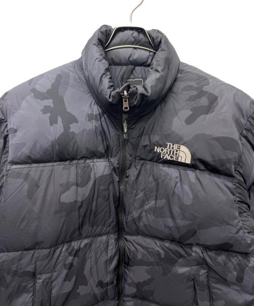 THE NORTH FACE（ザ ノース フェイス）THE NORTH FACE (ザ ノース フェイス) ヌプシダウンジャケット ブラック×グレー サイズ:Ｌの古着・服飾アイテム