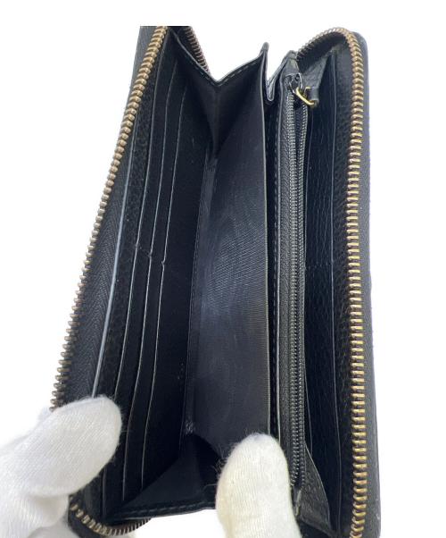 GUCCI（グッチ）GUCCI (グッチ) 長財布 ブラックの古着・服飾アイテム