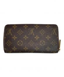 LOUIS VUITTON（ルイ ヴィトン）の古着「ラウンドファスナー長財布」｜ブラウン