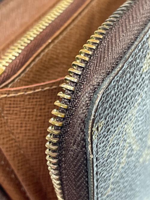 LOUIS VUITTON（ルイ ヴィトン）LOUIS VUITTON (ルイ ヴィトン) ラウンドファスナー長財布 ブラウンの古着・服飾アイテム