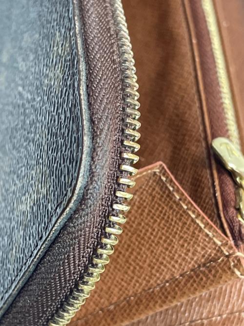 LOUIS VUITTON（ルイ ヴィトン）LOUIS VUITTON (ルイ ヴィトン) ラウンドファスナー長財布 ブラウンの古着・服飾アイテム