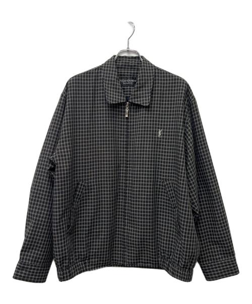 Yves Saint Laurent（イヴサンローラン）Yves Saint Laurent (イヴサンローラン) スイングトップ グレー サイズ:不明の古着・服飾アイテム