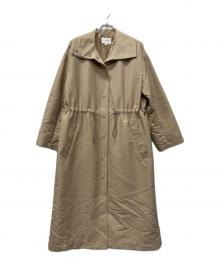 BEAUTY&YOUTH UNITED ARROWS（ビューティーアンドユースユナイテッドアローズ）の古着「BY ダブルクロスツイルドローストリングコート」｜ベージュ