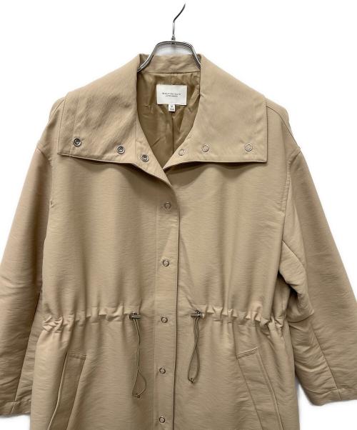 BEAUTY&YOUTH UNITED ARROWS（ビューティーアンドユースユナイテッドアローズ）BEAUTY&YOUTH UNITED ARROWS (ビューティーアンドユースユナイテッドアローズ) BY ダブルクロスツイルドローストリングコート ベージュ サイズ:Mの古着・服飾アイテム