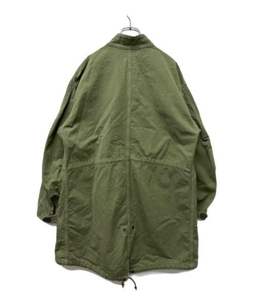 BLUE BLUE（ブルーブルー）BLUE BLUE (ブルーブルー) ヴィンテージタッサーフィッシュテールコート カーキ サイズ:Ｓの古着・服飾アイテム