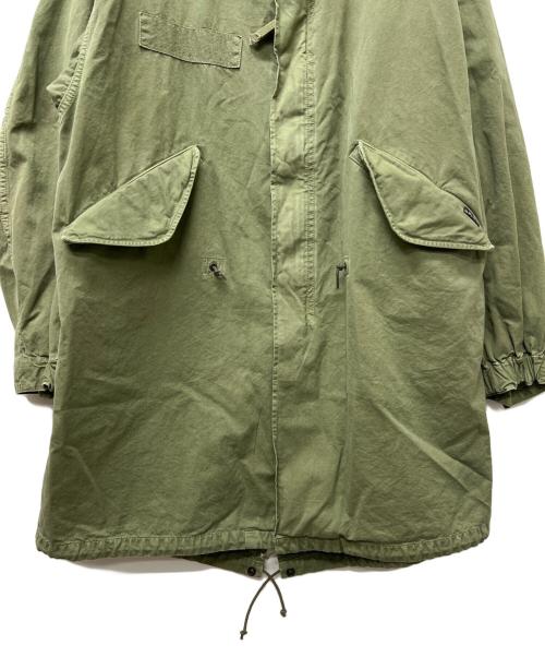 BLUE BLUE（ブルーブルー）BLUE BLUE (ブルーブルー) ヴィンテージタッサーフィッシュテールコート カーキ サイズ:Ｓの古着・服飾アイテム