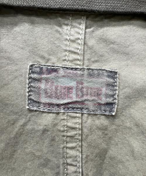 BLUE BLUE（ブルーブルー）BLUE BLUE (ブルーブルー) ヴィンテージタッサーフィッシュテールコート カーキ サイズ:Ｓの古着・服飾アイテム