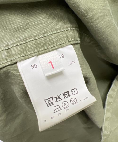 BLUE BLUE（ブルーブルー）BLUE BLUE (ブルーブルー) ヴィンテージタッサーフィッシュテールコート カーキ サイズ:Ｓの古着・服飾アイテム