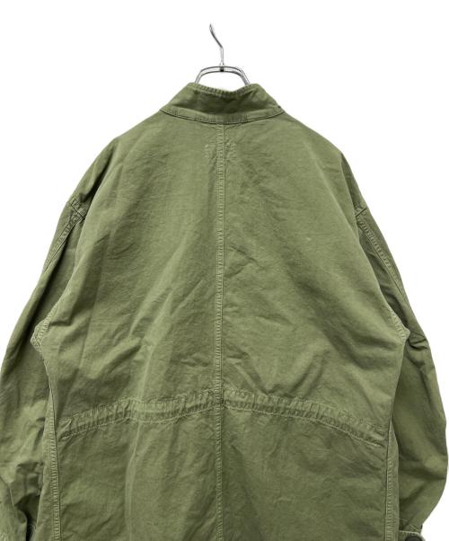 BLUE BLUE（ブルーブルー）BLUE BLUE (ブルーブルー) ヴィンテージタッサーフィッシュテールコート カーキ サイズ:Ｓの古着・服飾アイテム