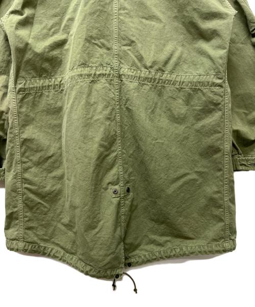 BLUE BLUE（ブルーブルー）BLUE BLUE (ブルーブルー) ヴィンテージタッサーフィッシュテールコート カーキ サイズ:Ｓの古着・服飾アイテム