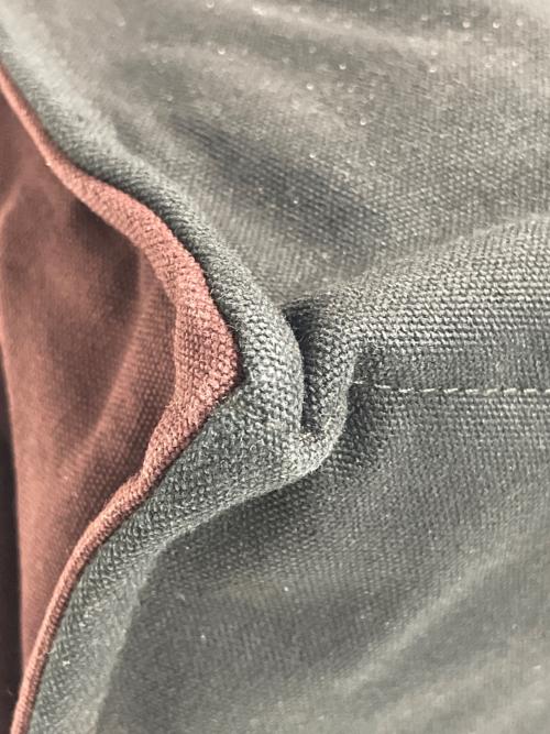 HERMES（エルメス）HERMES (エルメス) トートバッグ ブラック×ボルドーの古着・服飾アイテム