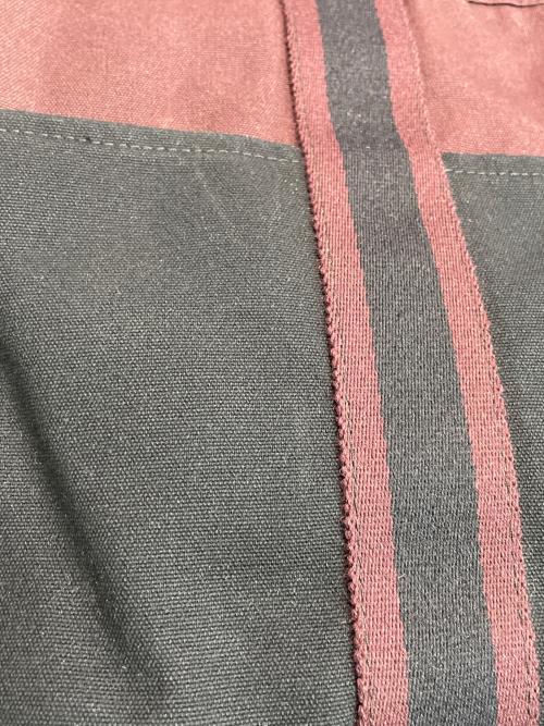 HERMES（エルメス）HERMES (エルメス) トートバッグ ブラック×ボルドーの古着・服飾アイテム