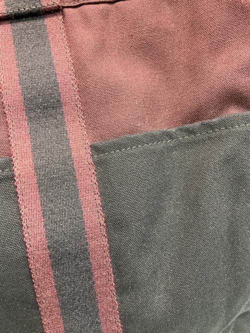 HERMES（エルメス）HERMES (エルメス) トートバッグ ブラック×ボルドーの古着・服飾アイテム