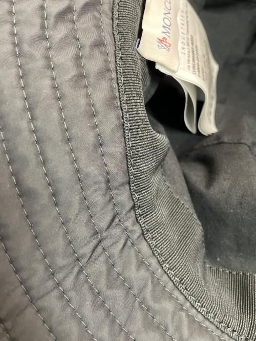 MONCLER（モンクレール）MONCLER (モンクレール) ナイロンハット ブラックの古着・服飾アイテム