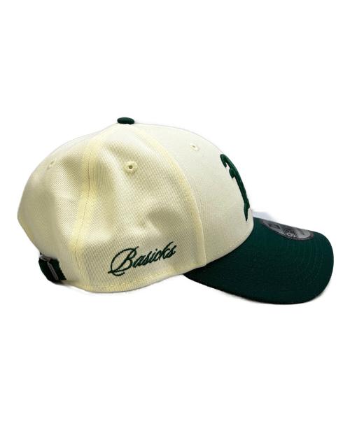 New Era（ニューエラ）New Era (ニューエラ) キャップ アイボリー×グリーンの古着・服飾アイテム