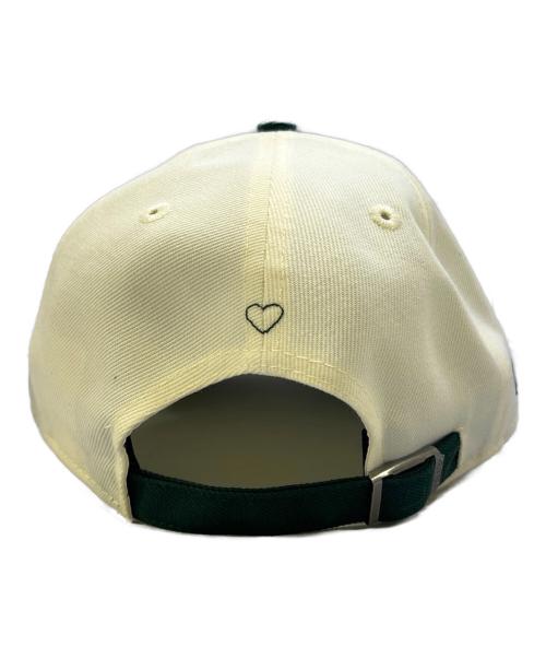 New Era（ニューエラ）New Era (ニューエラ) キャップ アイボリー×グリーンの古着・服飾アイテム