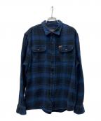 orvisオービス）の古着「長袖シャツ」｜ブルー×ブラック