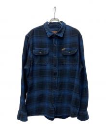 orvis（オービス）の古着「長袖シャツ」｜ブルー×ブラック