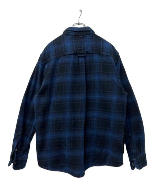 orvis（オービス）ORVIS (オービス) 長袖シャツ ブルー×ブラック サイズ:Ｌの古着・服飾アイテム