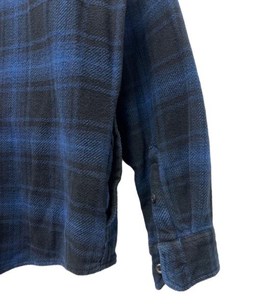 orvis（オービス）ORVIS (オービス) 長袖シャツ ブルー×ブラック サイズ:Ｌの古着・服飾アイテム
