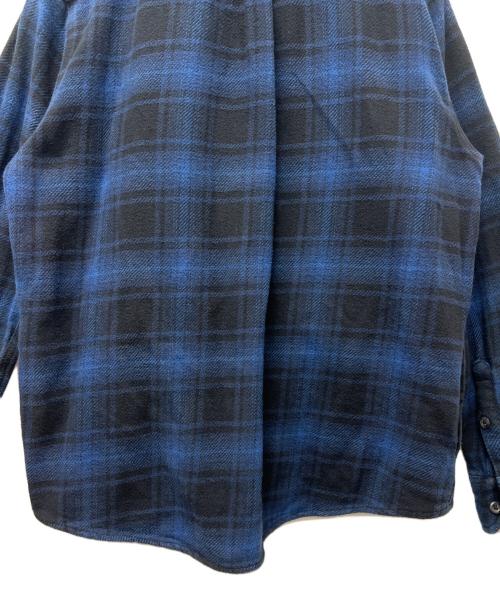 orvis（オービス）ORVIS (オービス) 長袖シャツ ブルー×ブラック サイズ:Ｌの古着・服飾アイテム