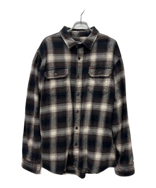 orvis（オービス）orvis (オービス) ヘビーフランネルシャツ ダークブラウン サイズ:ＸＬの古着・服飾アイテム