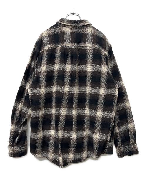orvis（オービス）orvis (オービス) ヘビーフランネルシャツ ダークブラウン サイズ:ＸＬの古着・服飾アイテム