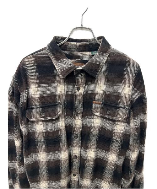 orvis（オービス）orvis (オービス) ヘビーフランネルシャツ ダークブラウン サイズ:ＸＬの古着・服飾アイテム