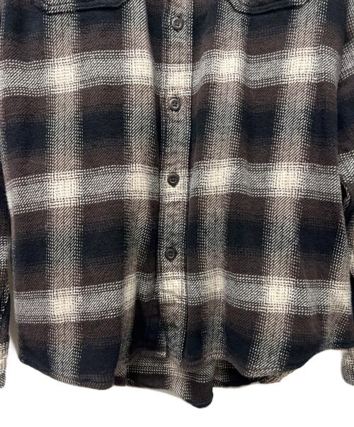 orvis（オービス）orvis (オービス) ヘビーフランネルシャツ ダークブラウン サイズ:ＸＬの古着・服飾アイテム