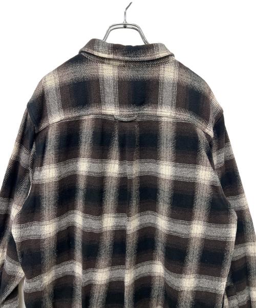 orvis（オービス）orvis (オービス) ヘビーフランネルシャツ ダークブラウン サイズ:ＸＬの古着・服飾アイテム