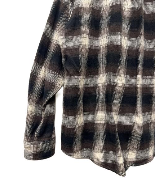 orvis（オービス）orvis (オービス) ヘビーフランネルシャツ ダークブラウン サイズ:ＸＬの古着・服飾アイテム