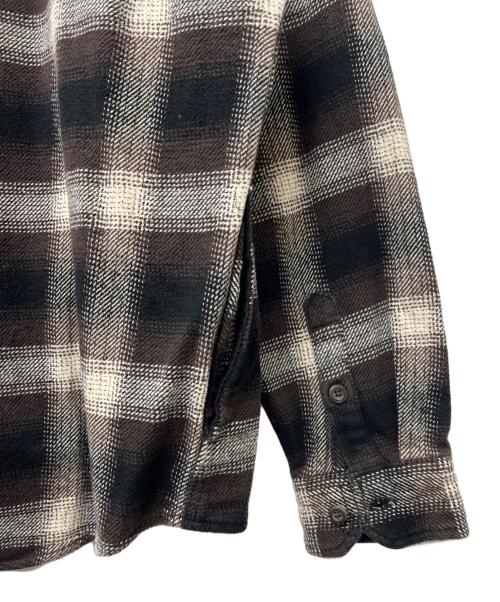 orvis（オービス）orvis (オービス) ヘビーフランネルシャツ ダークブラウン サイズ:ＸＬの古着・服飾アイテム