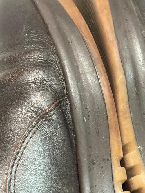 LOUIS VUITTON（ルイ ヴィトン）LOUIS VUITTON (ルイ ヴィトン) レザーシューズ ブラウン サイズ:7 1/2の古着・服飾アイテム