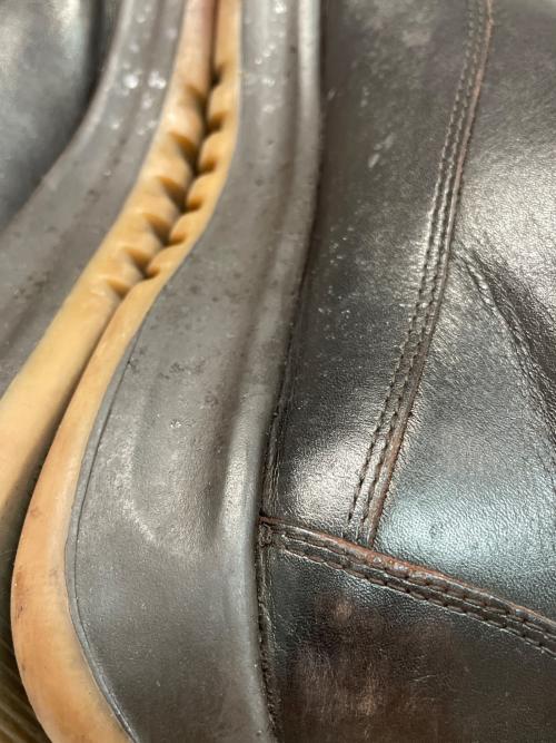 LOUIS VUITTON（ルイ ヴィトン）LOUIS VUITTON (ルイ ヴィトン) レザーシューズ ブラウン サイズ:7 1/2の古着・服飾アイテム