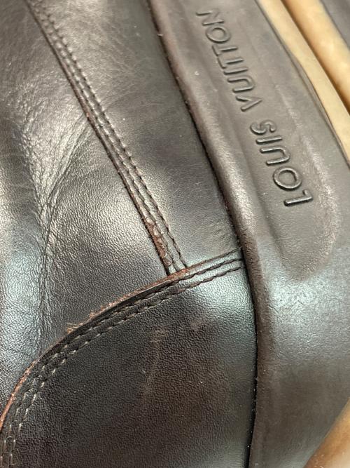 LOUIS VUITTON（ルイ ヴィトン）LOUIS VUITTON (ルイ ヴィトン) レザーシューズ ブラウン サイズ:7 1/2の古着・服飾アイテム