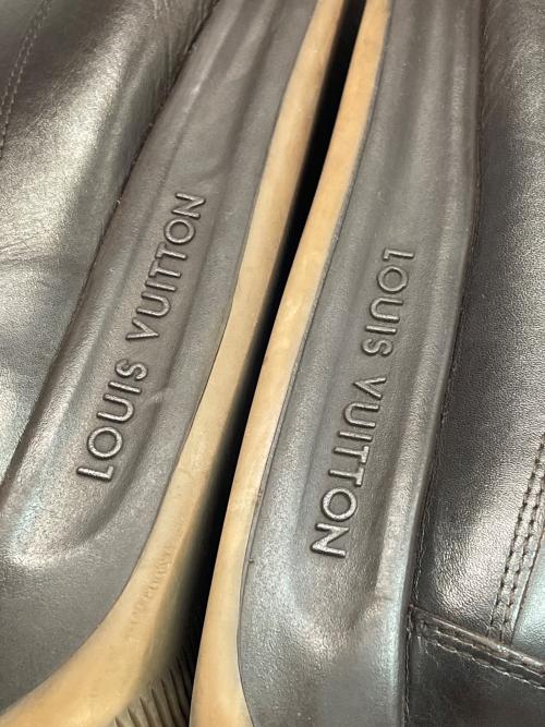 LOUIS VUITTON（ルイ ヴィトン）LOUIS VUITTON (ルイ ヴィトン) レザーシューズ ブラウン サイズ:7 1/2の古着・服飾アイテム