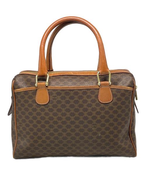 CELINE（セリーヌ）CELINE (セリーヌ) マカダムハンドバッグ ブラウンの古着・服飾アイテム