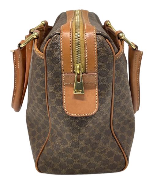 CELINE（セリーヌ）CELINE (セリーヌ) マカダムハンドバッグ ブラウンの古着・服飾アイテム