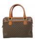 CELINE (セリーヌ) マカダムハンドバッグ ブラウン：20000円
