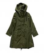 MARECHAL TERREマルシャルテル）の古着「Back gather coat」｜カーキ
