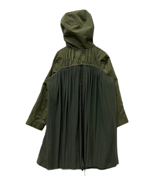 MARECHAL TERRE（マルシャルテル）MARECHAL TERRE (マルシャルテル) Back gather coat カーキ サイズ:Ｌの古着・服飾アイテム